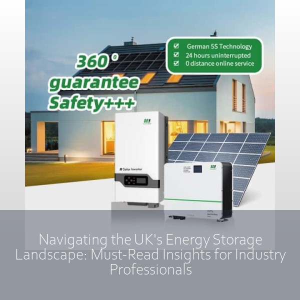 Navigating the UK's Energy Storage Landscape: Must-Read Insights for Industry Professionals